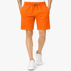 Pantalones cortos casuales de lana para hombre |   Cierre con cordón en la cintura de punto |   Estilo de Tabla Transpirable |   Logotipo Personalizado OEM al por Mayor - Product Image 3