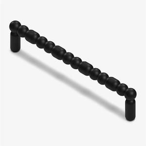 Modern Beaded Cabinet Handle Brushed Brass Drawer <b>Pull</b> <b>for</b> Kitchen & Furniture - Product Image 3