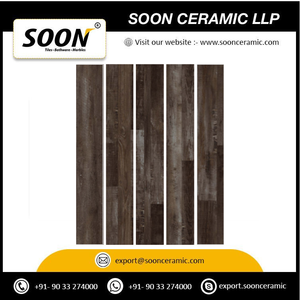 พื้นไวนิล SPC ยี่ห้อ SOON CERAMIC รุ่น Trenz กันลื่น กันน้ำ เป็นมิตรกับสิ่งแวดล้อม ลายลายนูน แกนแข็ง ติดตั้งแบบคลิ๊กล็อค - Product Image 3