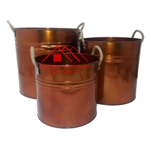 Recién llegado, maceta de hierro hecha a mano para decoración de jardín, macetas de flores para sala de estar de calidad Premium para decoración del hogar - Product Image 1