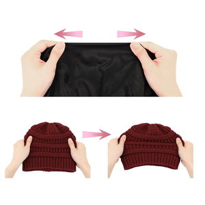 Wholesale <b>White</b> Rib Knit Beanie Hat Winter <b>Cap</b> Unisex Soft Warm Stretch Plain Skull <b>Cap</b> Custom Logo Hat - Product Image 4