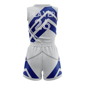 Maillot de basketball personnalisé sublimé pour femme, sans manches, écologique, respirant et anti-humidité, vente en gros - Product Image 3