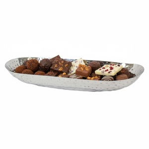 Plateau à chocolats en acier inoxydable de qualité supérieure, best-seller, dernier style, plateau décoratif pour servir des bonbons, accessoires pour chocolats - Product Image 1