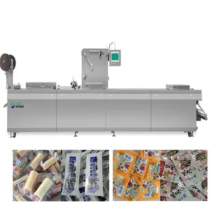 ELEMOTION Fish Vacuum Packing Machine Meat Automatic Thermoforming Vacume Fish Packaging Machine