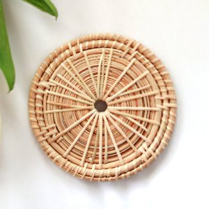 Handmade rattan <b>drink</b> costers drinkware accessories <b>for</b> sale decorative mug cup <b>coaster</b> saucers - Product Image 6