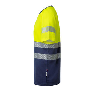 Camisetas de Trabajo Fluorescentes con Logotipo Personalizado, 100% Poliéster, Camisetas de Seguridad de Manga Corta de Alta Visibilidad para Hombre - Product Image 2