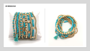 Trendy Handmade Multi-Layer <b>Beaded</b> Bracelet-High Quality Customized <b>Color</b> & Size Unisex Wedding Party Gift Fashion Accessory - Product Image 2