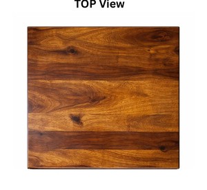 Modern Solid Wood Bedside <b>Table</b> with 1 Drawer & Open Shelf |Handcrafted Solid Wood Night Stand |Export Quality Indian Furniture - Product Image 6