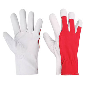Premium Quality Heavy-Duty Cowhide Grain Leather Safety Gloves Abrasion Resistant Hand Protection for Garden Working Driving - Product Image 1