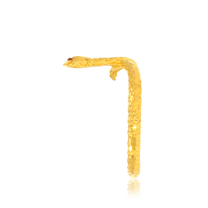 Bague Serpent Dorée Distinctive, Bague Serpent Cobra Plaqué Or de Luxe pour Femme, Bijou Tendance - Product Image 2
