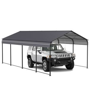 Nouveau Produit Vidéo : Abri de Voiture / Garage en Acier Galvanisé Robuste 12x20 FT – Auvent Métallique pour Voitures et Véhicules - Product Image 3