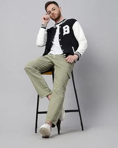 Factory Custom Womens Wool Blend Varsity <b>Jacket</b> White Faux <b>Leather</b> Sleeve Letter Embroidery Chenille Streetwear Letterman <b>Jacket</b> - Product Image 5