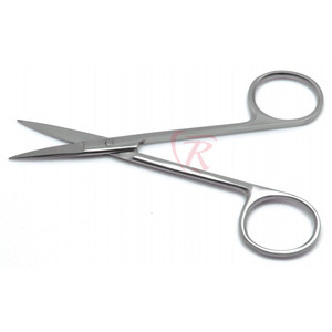 Tijeras Quirúrgicas para Iris Rootcare Profesionales con Mango Dorado TC, Certificación CE, Logotipo Personalizado, Instrumentos Dentales para Cirugía Dental - Product Image 4