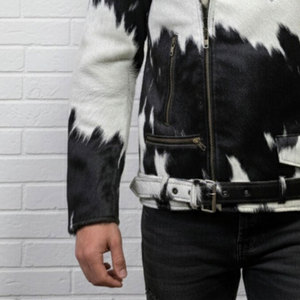 Cowhide Leather <b>Jacket</b> For Men Cowhide Leather <b>Jacket</b> Genuine Cow Skin Stylish Casual Winter Fashion Wear - Product Image 6