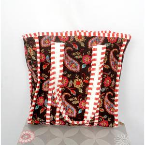 Sac fourre-tout mini matelassé en velours pur 100 % imprimé à la main avec motifs floraux, fait main, couleur personnalisable, vente en gros pour femmes - Product Image 5