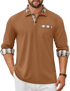 Nueva Camiseta Polo de Manga Larga para Hombre con Logotipo Personalizado Hecha con Tela PK - Product Image 5
