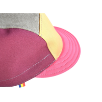 Vente en gros coloré 5 panneau à bord court unisexe casquette de baseball pour le skate voyage et style de vie marques Injae Vina OEM ODM
