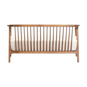 Canapé-lit moderne de style japonais en teck massif du milieu du siècle, 2 places, avec revêtement en tissu, pour salon - Product Image 2