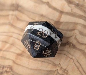 Bone <b>Dice</b> <b>Set</b> Handmade Rustic Cubes Classic Numbered Faces Natural Finish Smooth Tabletop Gaming Playing Product - Product Image 5