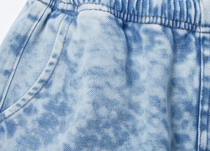 Shorts de Felpa con Efecto Ácido para Mujer, Shorts Deportivos de Algodón de Alta Calidad, Ropa Urbana para Mujer, Shorts para Uso Diario y Fitness - Product Image 5