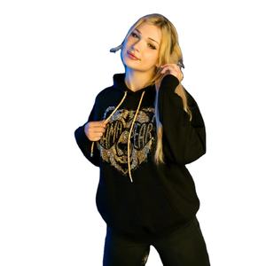 เสื้อฮู้ดเสื้อสวมหัวมีฮู้ดของผู้ชายเสื้อฮู้ดผ้าฝ้าย100% พิมพ์ลายโอเวอร์ไซส์ผลิตตามสั่ง - Product Image 1