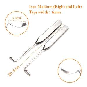 Raspateur périostal Doyen incurvé droit/gauche en acier inoxydable de qualité supérieure, manuel, 70 cm, élévateur costal, chirurgical orthopédique pour la clavicule - Product Image 3
