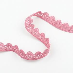 Encaje Guipur GPO Rosa Bebé de 15mm, Rollo de 20 Metros para Ropa Infantil, Diademas, Manualidades, Decoración, Personalizable, Venta al Por Mayor - Product Image 1