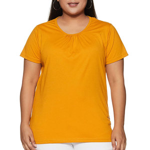 Últimos Diseños de Camisetas para Mujer, Alta Calidad, Transpirables, Cómodas, de Verano, 100% Algodón, Antiarrugas, Antibolitas, Gran Venta - Product Image 1
