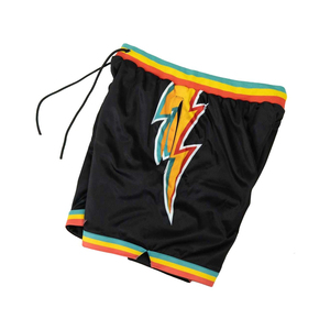 OEM Custom Logo Color Double <b>Layer</b> Mesh Sport Shorts Wholesale Summer Blank Jogging Men Mesh Shorts - Product Image 2
