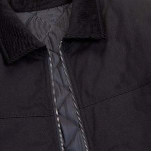 Venta al por mayor High Street Fashion Streetwear Blank Zip up Jacket Plain Heavy Acid Wash Denim Custom Casual Cargo Jacket - Product Image 5