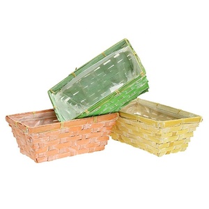 Panier à plantes en bambou contemporain coloré - Écologique et durable - Pour plantes d'intérieur/d'extérieur - Product Image 4