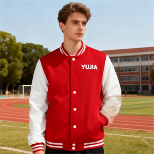 Chaqueta Varsity de Invierno de Alta Calidad para Hombre, Bordada, con Cuello Alto, Parches y Personalizable - Product Image 4