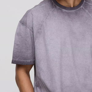 High Quality Fully Customized Men Acid Wash T Shirt in Multi Colors / Summer Wear New Fashionable Men Acid Wash T Shirt - Product Image 3