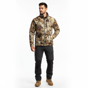 Veste de chasse softshell florale en gros, anti-UV, respirante, légère, coupe ajustée, pour hommes et femmes - Product Image 3
