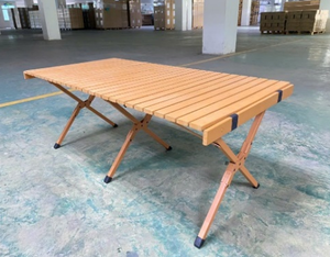 Mesa de Camping Plegable Portátil, Mesa de Picnic Ligera para Exteriores, Bolsa de Transporte, Compacta, para Senderismo, Playa, Barbacoa, Viajes, Muebles de Exterior - Product Image 1