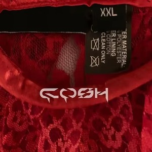 Corset sous-poitrine en dentelle florale rouge avec baleines en acier, idéal pour la Saint-Valentin - Product Image 5