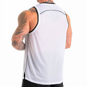 New Arrival Factory Price Summer High Street Tank Top Activewear <b>Running</b> Training Working Vest Muscle Ribbed Men's <b>Singlet</b> - Product Image 5