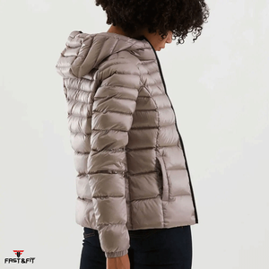 Veste d'hiver rembourrée en coton, coupe-vent, imperméable, respirante, à col montant, avec ceinture, manches longues, design personnalisé - Product Image 4