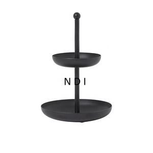 แท่นวางเค้กสำหรับงานปาร์ตี้และงานแต่งงานงานวันเกิดออกแบบสำหรับบนโต๊ะอาหารในโรงแรมของตกแต่งเค้กที่เสิร์ฟโลหะ - Product Image 3