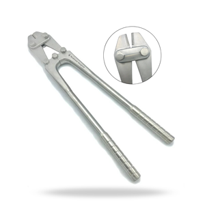 Pinces à os orthopédiques de 18,75 pouces, coupe-os chirurgical en acier inoxydable, kit d'instruments manuels - Product Image 1