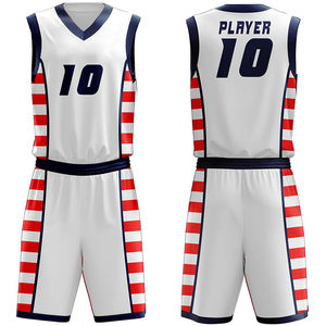 Ensemble d'uniformes de basketball personnalisés avec logo, motif et texte, grande taille, séchage rapide, respirant, durable, maillot de basketball - Product Image 3