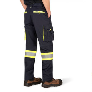 Enhanced Visibility Men's Workwear <b>Pants</b> Anti-Static <b>Thermal</b> Safety Trousers for Rain Outdoor Activities - Product Image 3