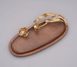 ถาดวางของตกแต่งโต๊ะระดับพรีเมียม ถาดไม้ทำมือ - Product Image 5