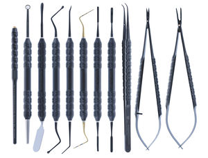 ชุดเครื่องมือผ่าตัดขนาดเล็กสแตนเลสสตีลพื้นฐาน Dom Med Dynamics 10 ชิ้น เคลือบสีดำ เครื่องมือช่างที่มีความแม่นยำสูง สำหรับโรงพยาบาล - Product Image 3