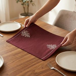 Modern Cotton <b>Table</b> <b>Mat</b> Stylish Dining Placemat Washable <b>Table</b> <b>Mat</b> for Hotel Cafe Home Decor | Custom Reusable Dining <b>Table</b> <b>Mat</b> - Product Image 3