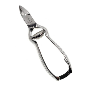 Wholesale Heavy Duty Stainless Steel Toe & Finger Nail <b>Cutter</b> with Wide Jaw Opening Ergonomic Design Back <b>Lock</b> & Finish Polish - Product Image 1