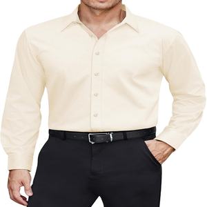 Chemise décontractée à manches longues de marque personnalisée popeline de qualité supérieure respirante haute qualité d'exportation Service OEM disponible - Product Image 5