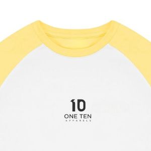 เสื้อยืดแขนยาวผู้ชายสองสี ผ้าฝ้ายพรีเมียม คอวีลำลอง สีตัดต่อ รับผลิตแบบ OEM ODM - Product Image 3