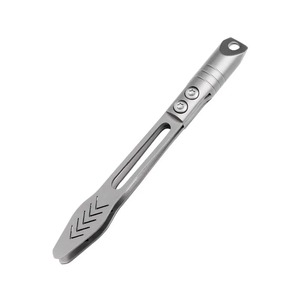 TC4 Titanium Steel <b>Buckle</b> Tweezers Multifunction With Snap Lock Corkscrew CNC Machining <b>Clips</b> EDC Outdoor Tool NEW Mini Titanium - Product Image 1