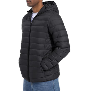 2024 OEM Customized Men's Clothing Jacket Polyester Fabric Breathable Men Outdoor <b>Hoodie</b> Plus-size Men's Puffer Jacket - Product Image 2